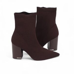 Calvin Klein’s Mirela Sock Booties 🌟🤎